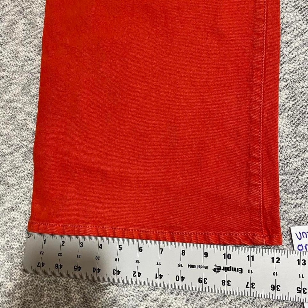 Universal Thread orange wide leg high rise sailor jeans women12=L. SKU-A68 - Picture 3 of 8